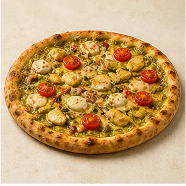Pesto Tavuk Pizza